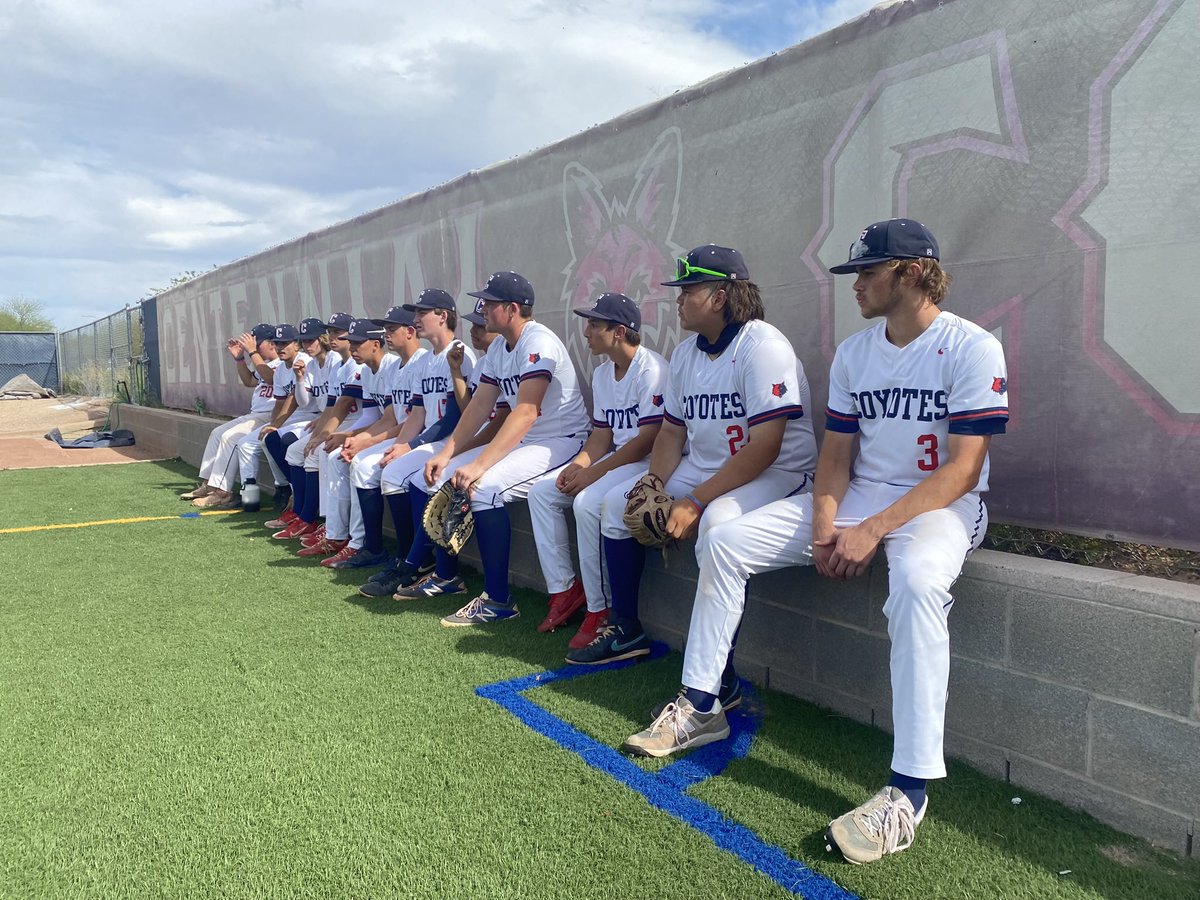 CeHSbball's tweet photo. Today’s the day!  Playoff play in game- come out and support your varsity Coyotes! 
#CentennialCoyotes #CeHSAZ #YotesBaseball 

📅Today
🏟at HOME
🆚 Sunrise Mountain 
⏰345 pm https://t.co/3FrF2KvcmF