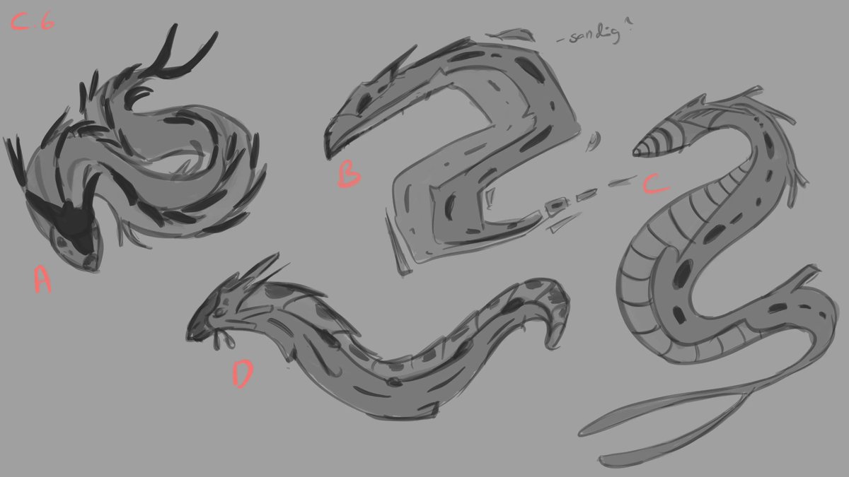 pantarhei_game's tweet image. Every enemy starts somewhere... and in the case of the Burrower in #PantaRhei ist started with those early #conceptart explorations!

#indiedevhour #indiedev #indiegame #gamedev