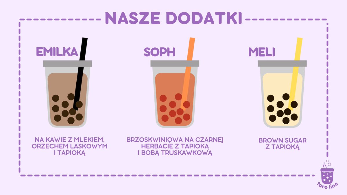 taropodcast's tweet photo. [📸] „Gdyby The Taro Line miało być sub-unitem to byłoby tym, który sprowadza największy chaos.” ~ oomf kiedyś.

Poznajcie prowadzące (a raczej ich go-to boba orders):
[🐻] Emilkę,
[🐧] Soph, i
[🐯] Meli. 

🧋THE TARO LINE EP.1🧋
2023.04.29 8PM (CET)

#TAROLINE #TAROLINE_EP1 https://t.co/YPDarsytzL