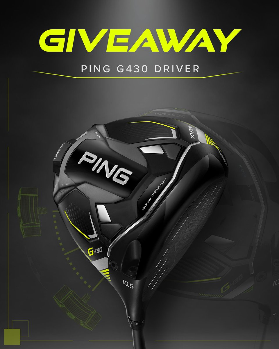 TrueSpecGolf's tweet image. ⛳GIVEAWAY ALERT⛳
 Here&apos;s your chance to win a FREE custom-fit PING Golf 
G430 Driver!

To enter:
•Follow: @TrueSpecGolf 
•Follow: @PingTour 
• Retweet

Winner will be announced on our story May, 3rd.

Good luck!