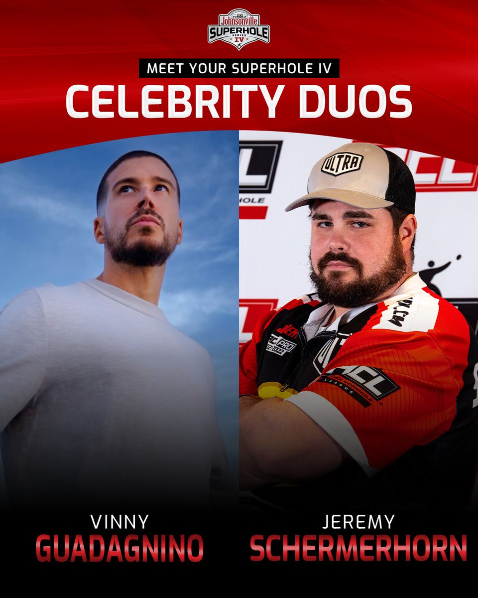 iplaycornhole's tweet image. SuperHole IV takes on Miami 🔥 Meet your ACL Pro/celeb duos for Prelim #3 ⬇️

Vinny Guadagnino, Jersey Shore + Jeremy Schermerhorn
Charlotte Flair, WWE + Bret Guy
Foodgod, Keeping Up With The Kardashians + Ashton Speas
Marysol Patton, Real Housewives of Miami + Whittney Martinez