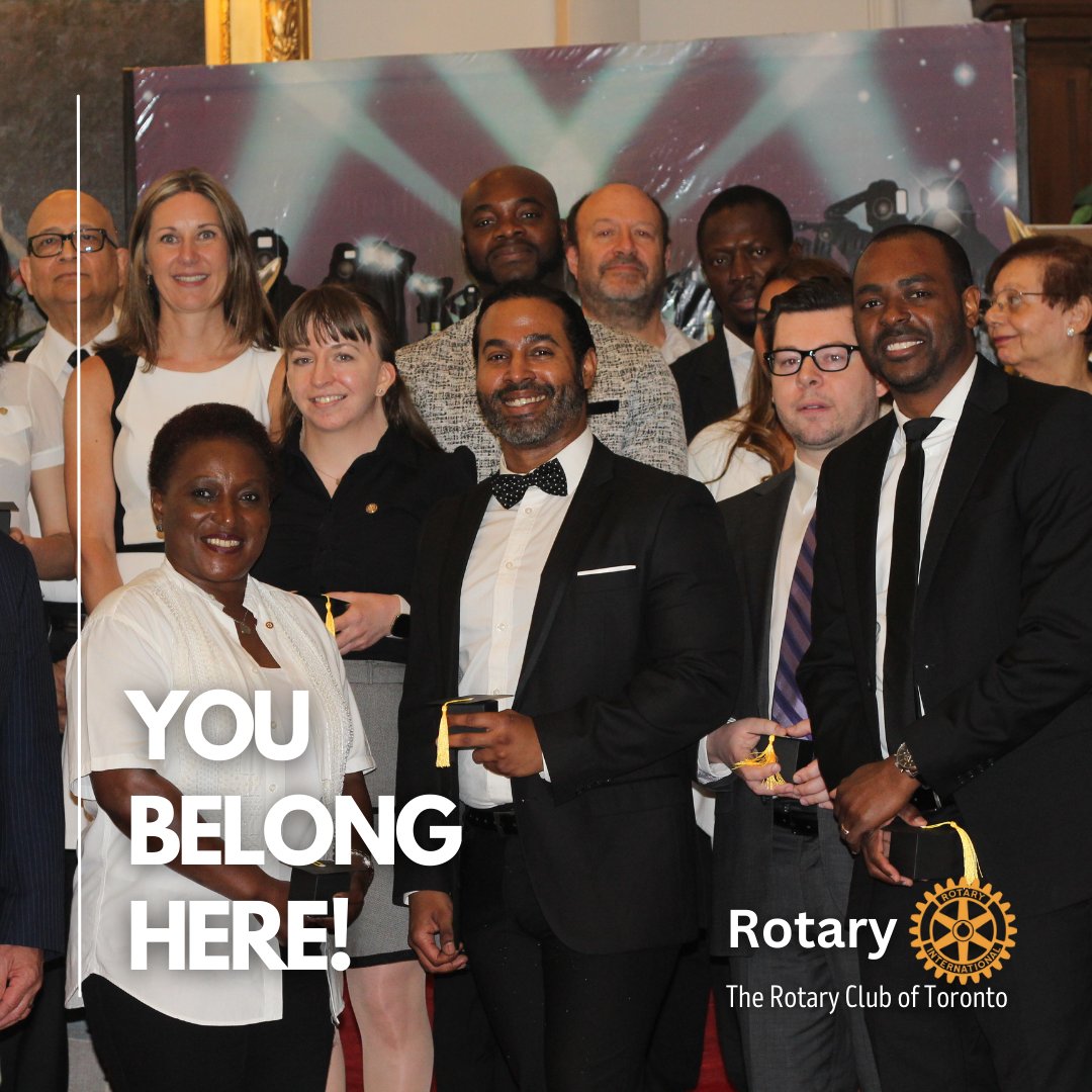The Rotary Club of Toronto (@torontorotary) on Twitter photo Fun - Fellowship - Friends
Do you enjoy networking and making friends for life - did you know you could do this while helping people with mental health issues, abused women and children, and people without homes?
Contact Andy Wedderburn: andy.wedderburn@rotarytoronto.com Fun - Fellowship - Friends
Do you enjoy networking and making friends for life - did you know you could do this while helping people with mental health issues, abused women and children, and people without homes?
Contact Andy Wedderburn: andy.wedderburn@rotarytoronto.com