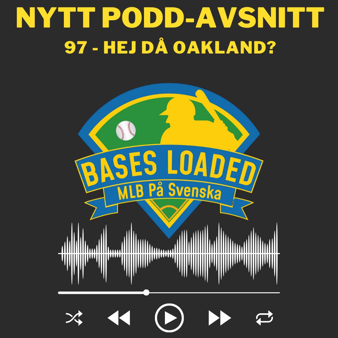 BasesLoadedSe's tweet photo. Nytt podd-avsnitt finns nu i din podcast app. I avsnitt 97 blir det en hel del NL West samt potentiella nya regler och A's troliga flytt från Oakland. #mlbse 

https://t.co/wxyBfYdbCp https://t.co/TqNPIDZmv0