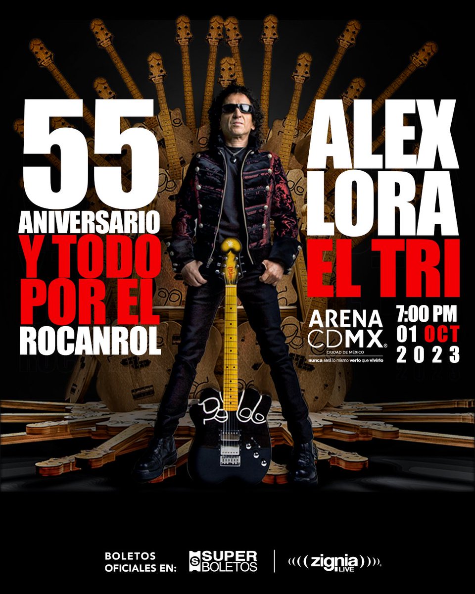 MAMÁ, PRENDE LA TELEVISIÓN…
Que <a href="/eltridemexico/">EL TRI</a> celebrará 55 años.

🗓️: 01 Octubre 2023
📍: <a href="/ArenaCdMexico/">Arena CDMX</a> 
🎫: Superboletos
⏰: 19:00 hrs

#RadioSinLema