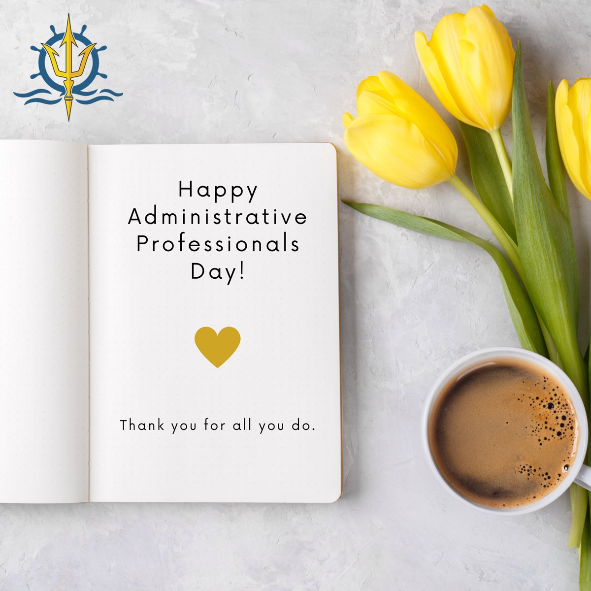 TridentMaritime's tweet photo. Thank you to all the administrative professionals (especially our Trident colleagues) for their hard work, dedication, and positive attitude. You are superstars and we appreciate you so much!

#AdminProfessionalsDay https://t.co/UDdEzto5tr