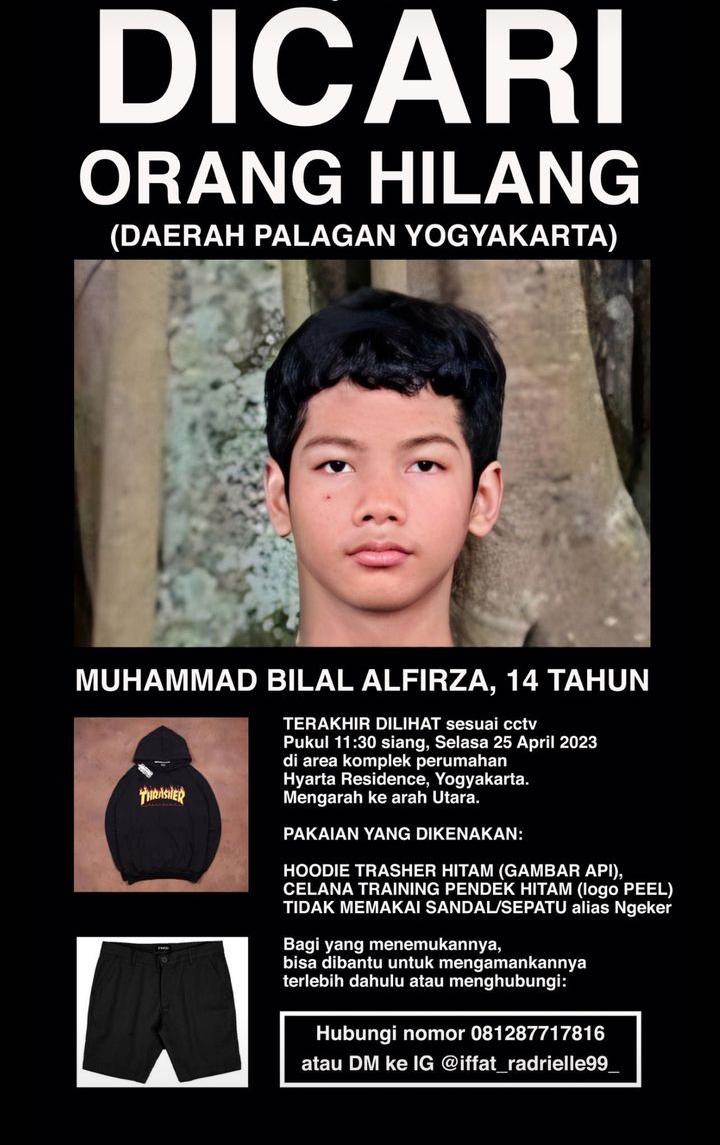 JogjaUpdate's tweet photo. wanted
missing person https://t.co/DNfVdF6lx4