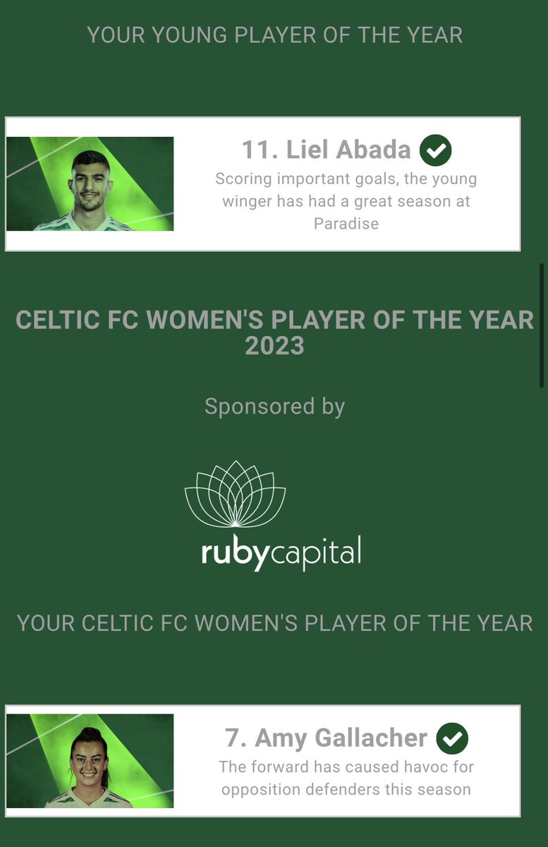 #CelticPOTY