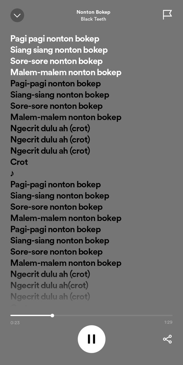 DefiSparco's tweet photo. Lagu buat kalian para pecandu comli https://t.co/4dmyohzRtk