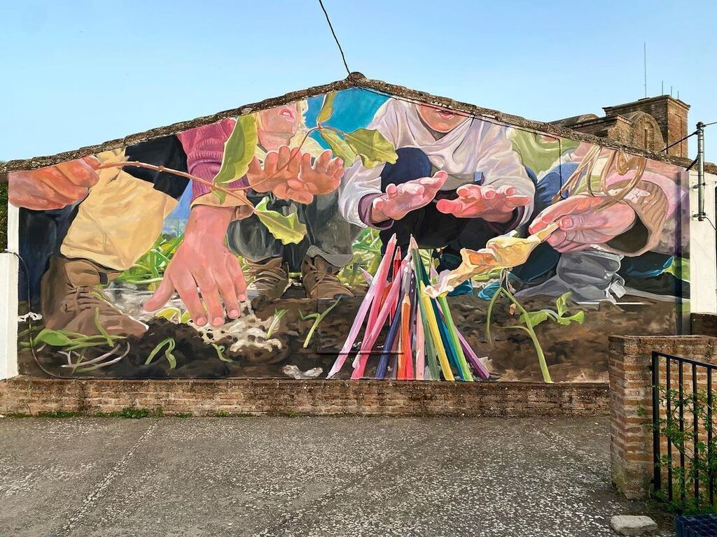 streetartUS's tweet image. #Streetart: "A juego lento" by #KLina @klina_art + #VictorGarcíaRepo @pierapapeltijera in #CastanodelRobledo, Spain
More pics at: ift.tt/S9efwkG
Via @cultureforfreedom @barbarapicci 
 instagr.am/p/CrgfKSxIDgJ/