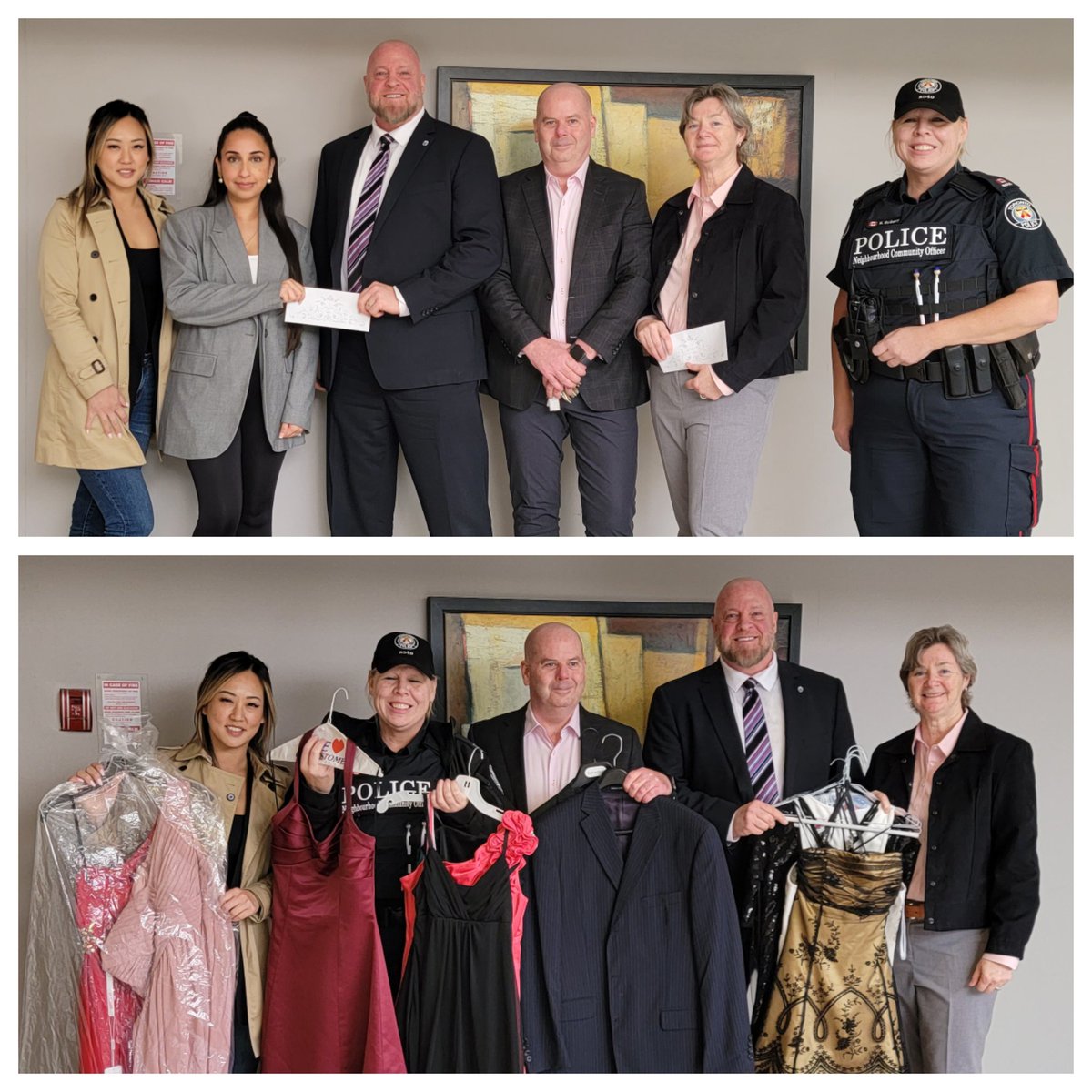 TPARonTait's tweet photo. It was a pleasure to attend Don Valley Suites and Hotel to make a $1000 donation on behalf of @TPAca for #ProjectProm @BreakfastClubz with @BriandHelena donating $1000 on behalf of Timberland Canada and another $200 on behalf of other TPS/TPA members! @TPAReid @mrsmeaghangray https://t.co/YoElf2ZBFT