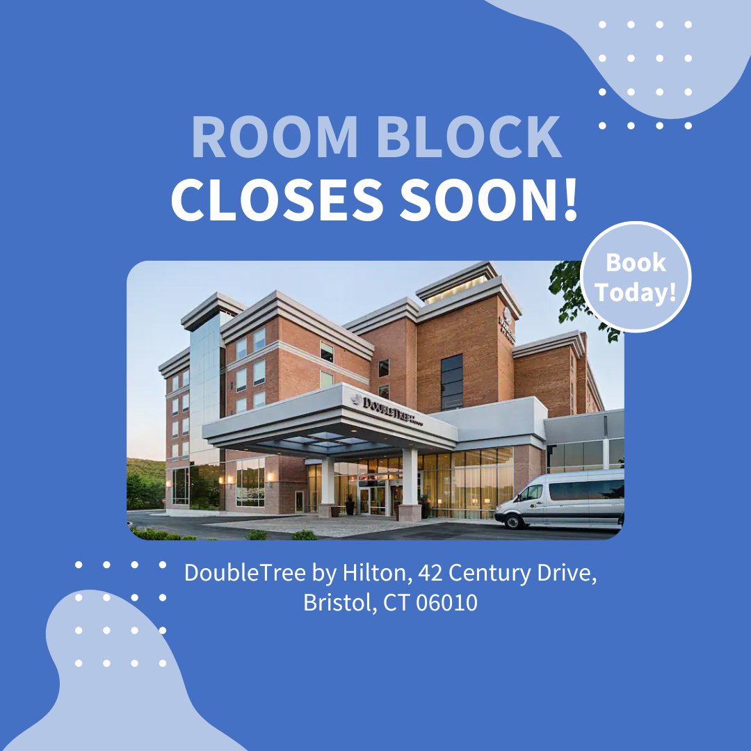 A limited number of discounted rooms are available for this year's New England Residency Conference. Be sure to book your room before the discounted rates end on May 1st.