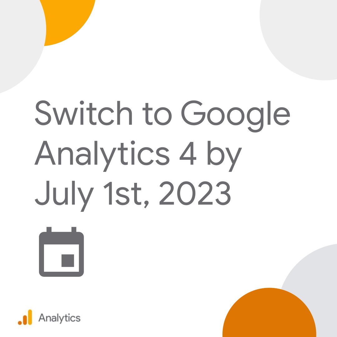 Google Analytics tweet media