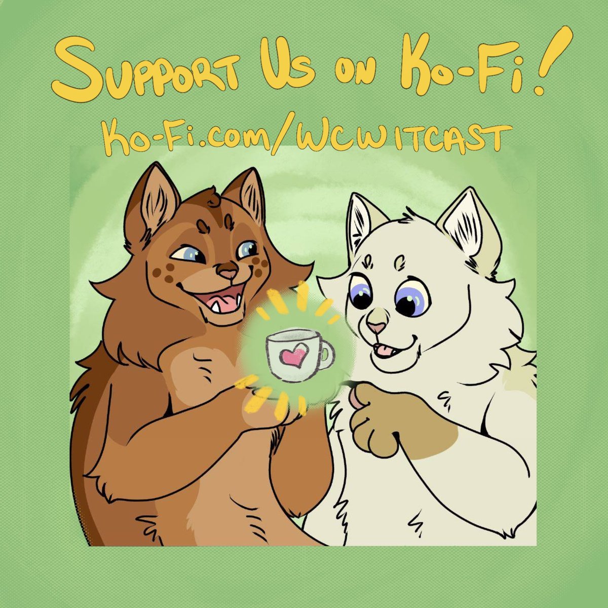 WCWITCast's tweet photo. Hello folks! As announced on today's episode, we have a ☕️ account! Check out the episode and details for more details. Thank you! https://t.co/NJX2vudUkv