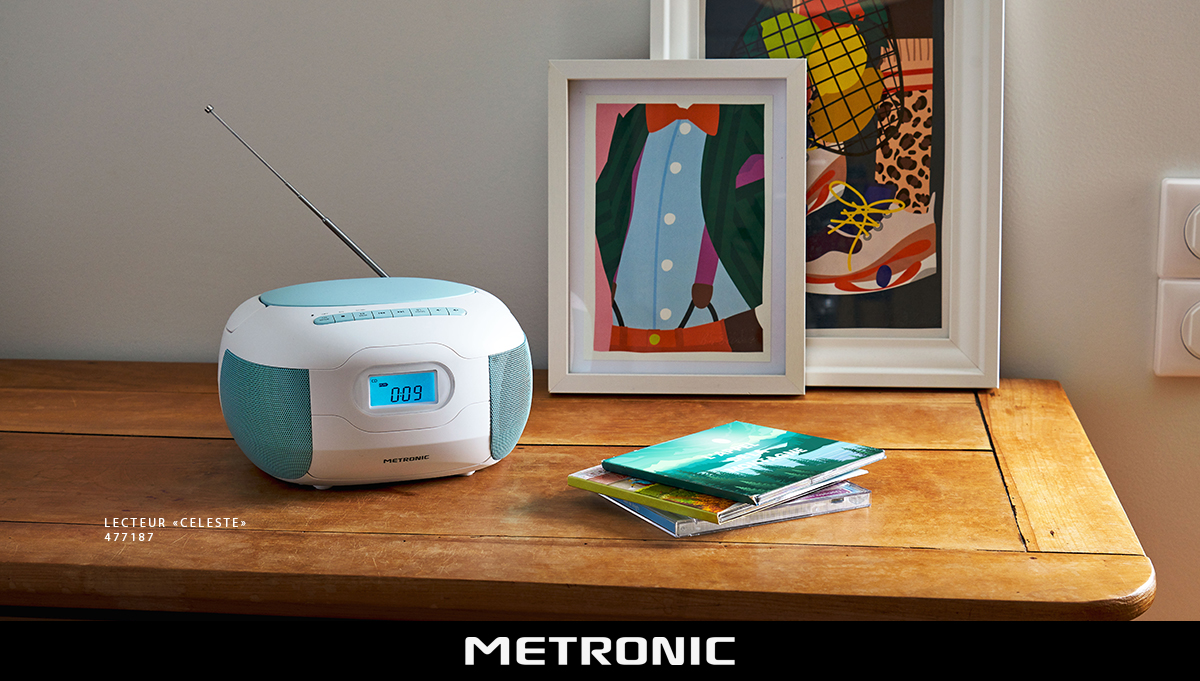 BigbenFrance's tweet photo. #jeuconcours #METRONIC - A gagner ce magnifique #lecteur CD 💿 "Céleste" Collection #Pastel : 🎶 Bluetooth, Radio FM 📻 avec antenne télescopique, Port USB, AUX-IN, lecture micro SD. https://t.co/OKrOizzv8b.
▶️ Suis nous + Invite 2 amis à nous suivre
▶️ TAS 2/5/2023 https://t.co/A7Zl70OTY7