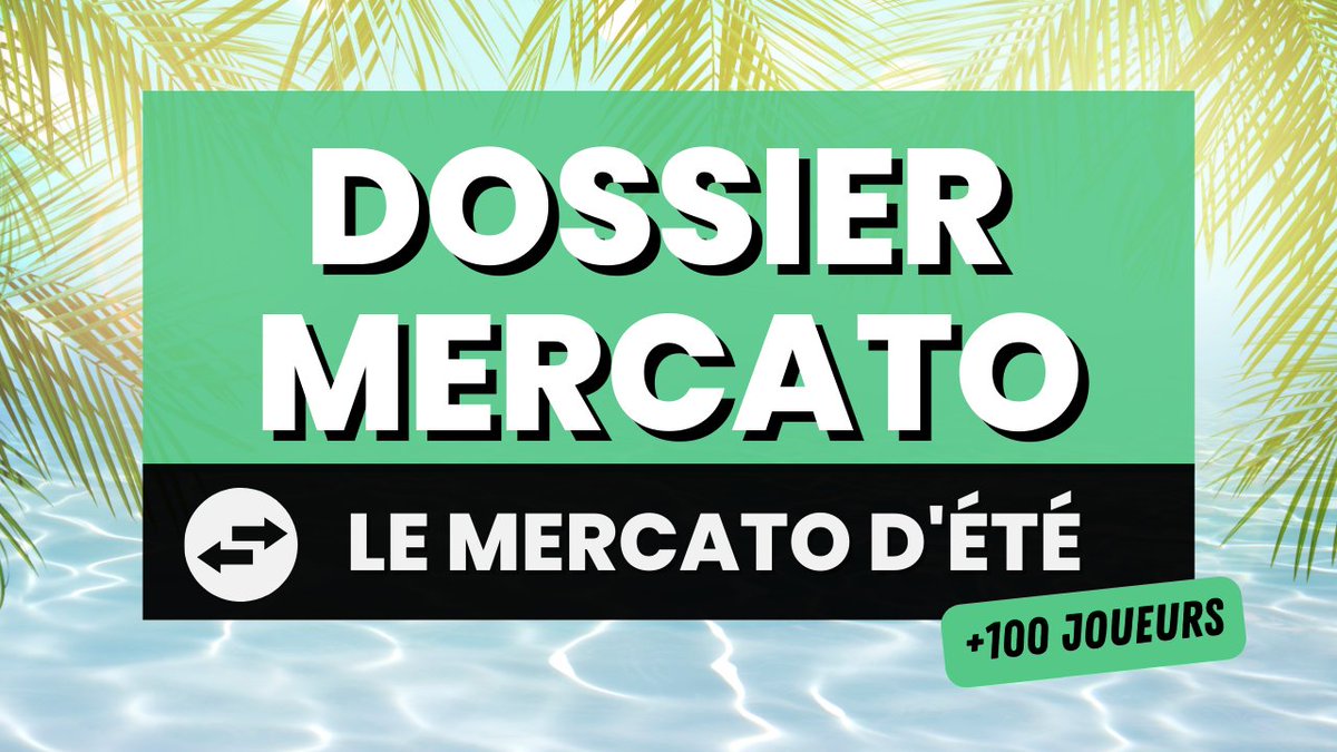 Le dossier du mercato d'été Sorare☀️

+100 joueurs présents dans le dossier et ce n'est que le début ! 

👉Lien du document : bit.ly/3Vg5g3W

#Sorare