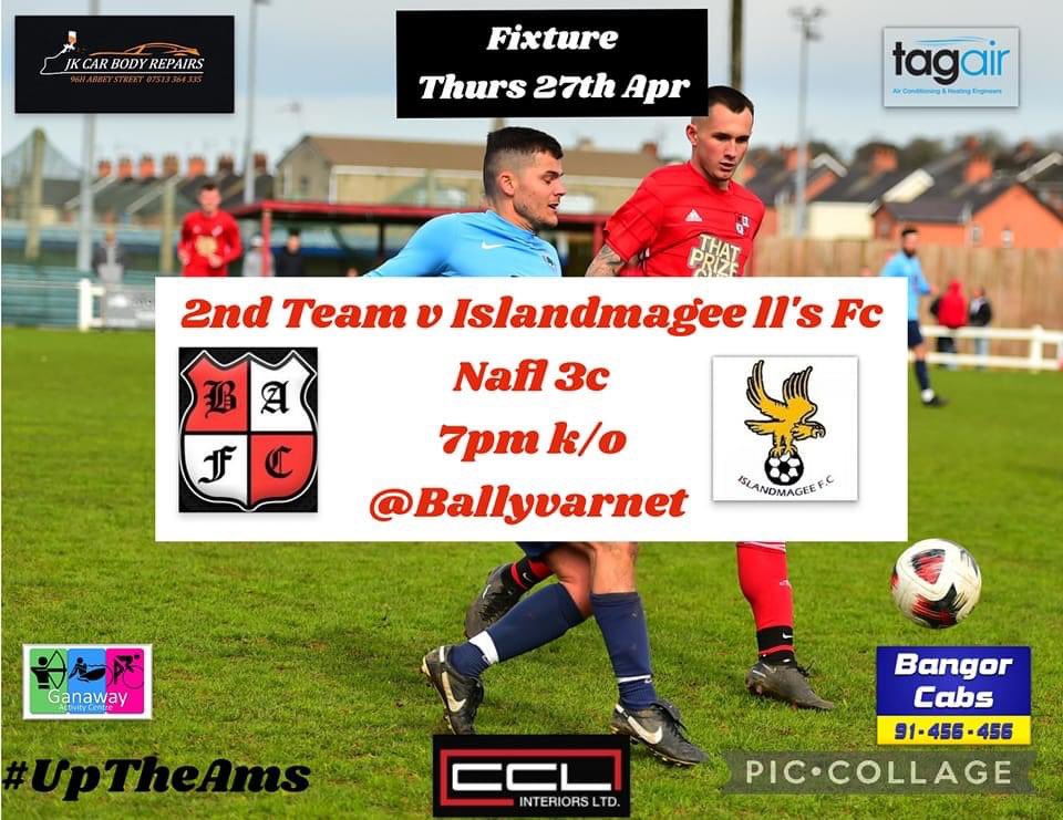 Tomorrow night … and it’s a big one for the 2nds as they seek promotion ❤️