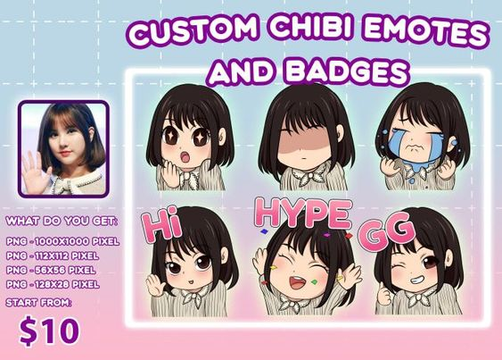 AmeliaGraphix's tweet image. Hi Peeps! Get Premium Quality Custom Emotes in discounts now!
@BlazedRTs @PromoteAMGamers @rtsmallstreams @ArtistRTweeters @GamingRTweeters @ScrimFinder #twitch #SmallStreamersConnect #twitchaffiliate #Warzone #streamers #gamer 
Disclaimer : This is a reference image from web.