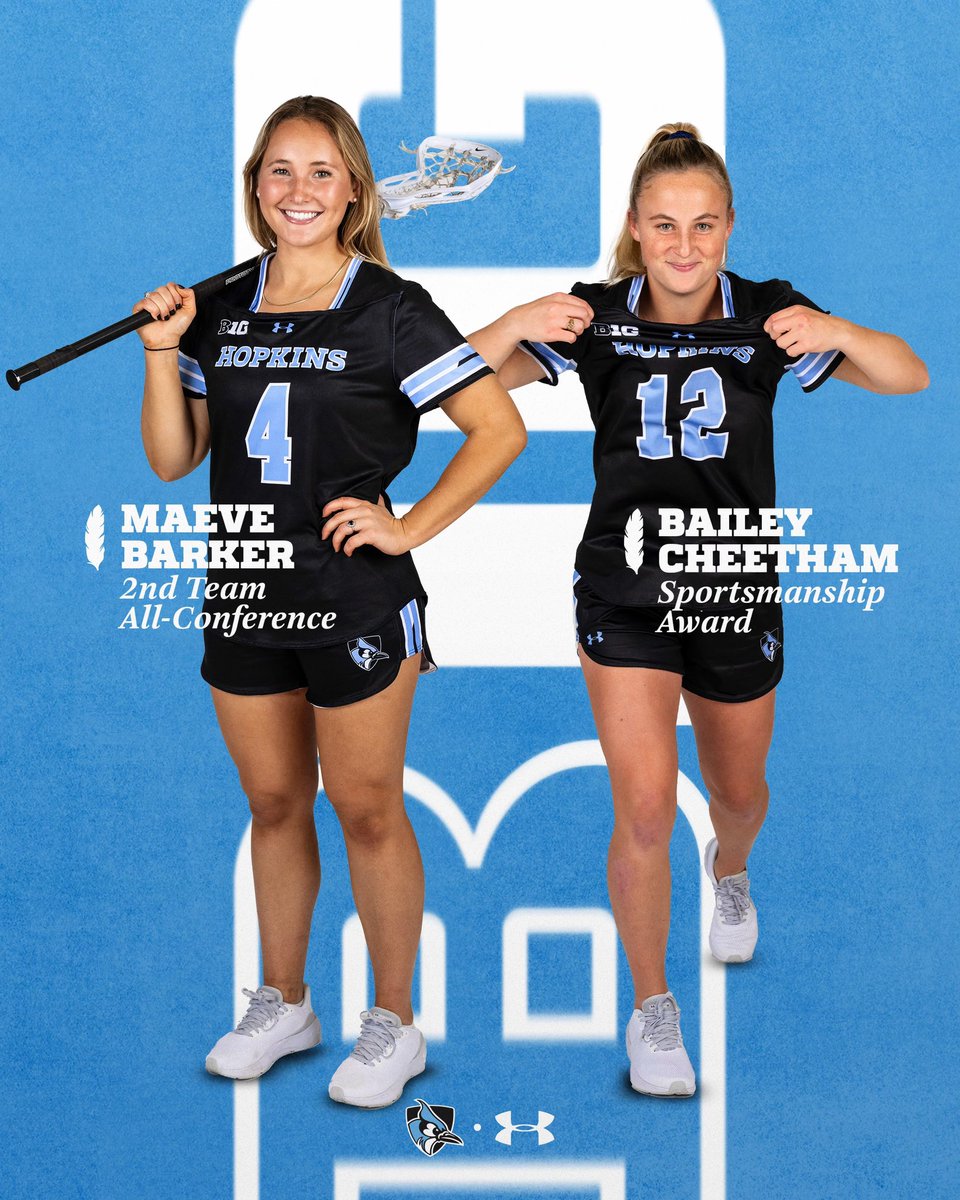 Congrats, Maeve &amp; Bailey 🌟🌟

Our All-<a href="/B1GLacrosse/">Big Ten Lacrosse</a> Honorees 🤘