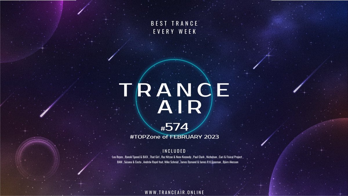 Alex_Negniy's tweet image. 😇 @Alex_Negniy - @TranceAirLIVE 574 #TOPZone of #FEBRUARY2023 

🔥 #Listen &amp;amp; #DOWNLOAD: bit.ly/3oJnLBF 👈
 
👉 Site: tranceair.online

#TranceAir #edm #trance #edmfamily #asot #trancefamily #trancemusic #ITunes #MIX #Soundcloud #ASOT1117 #ASOT1118