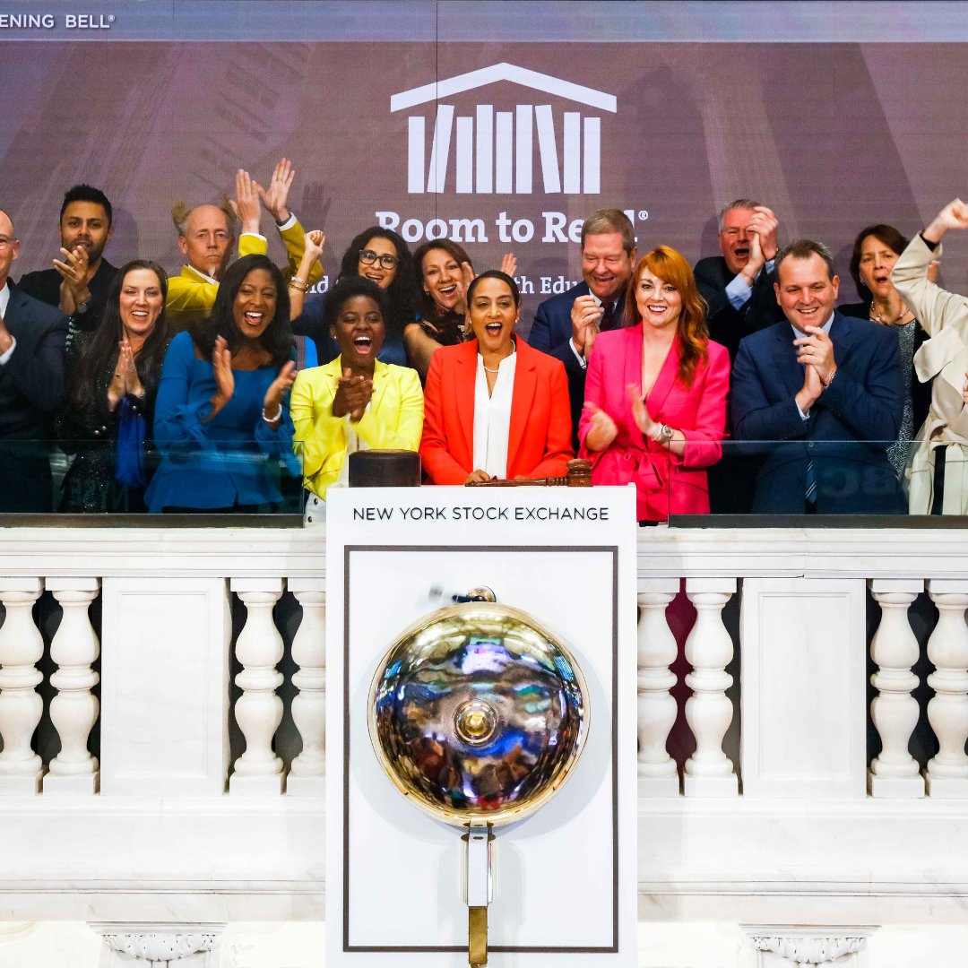 RoomtoRead's tweet photo. This morning, Room to Read rang the Opening Bell at the @NYSE in honor of gender equality. Our presence is symbolic of an equal and inclusive future for women and girls.  
Learn more about our gender equality work: https://t.co/cRZBcrj4C9  
#girlseducation #genderequality #nyse https://t.co/Skete3jOqd