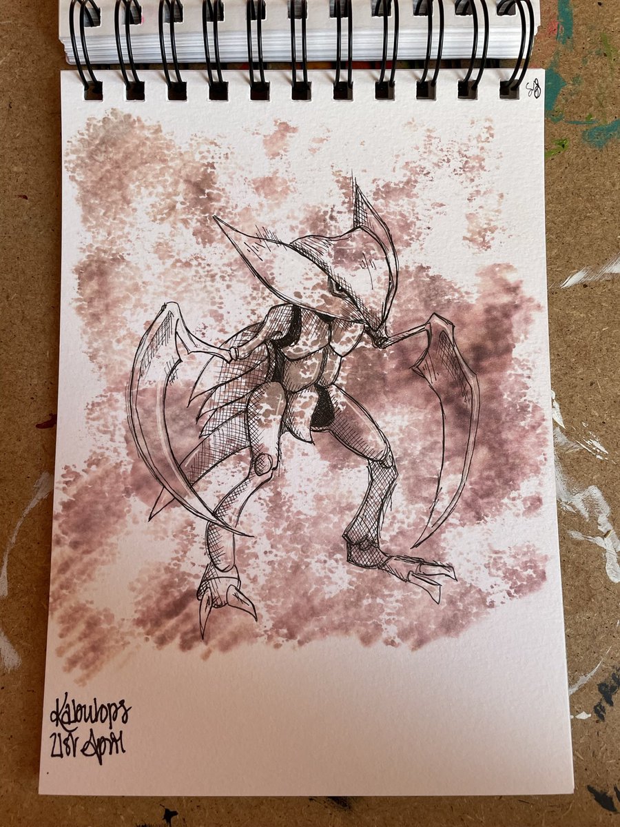 21st April - Kabutops
.
#pokemon #kabutops #watercolour #linework