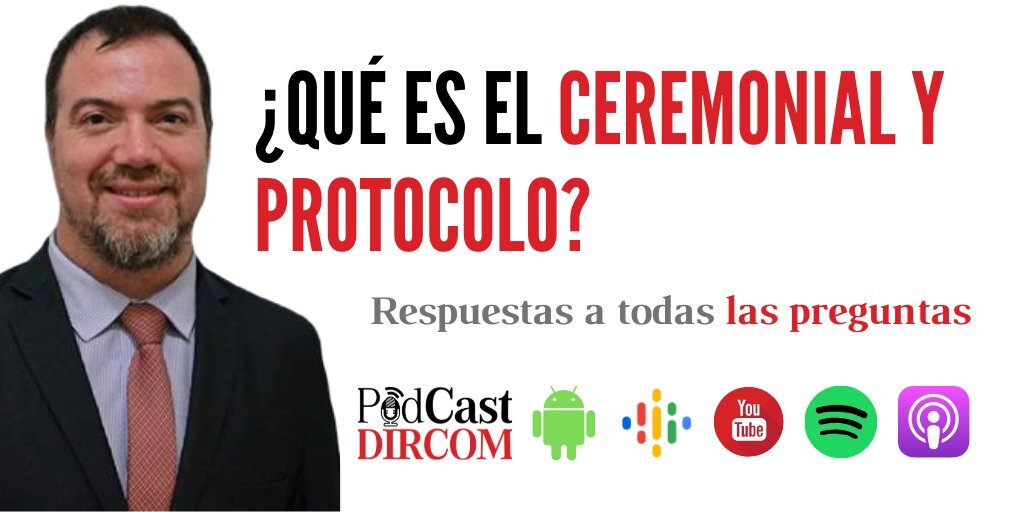 GrupoDIRCOM's tweet photo. ¿Qué es el Ceremonial y Protocolo?
https://t.co/35lMnSRpIH
Entrevistamos a Eduardo López Cardozo, Pte. de la Asoc. de Profesionales del Ceremonial y Protocolo de la Ciudad de Buenos Aires.
#EduardoLopezCardozo #dircom #PodCastDIRCOM #JuanJoseLarrea #CeremlnialYProtocolo https://t.co/ITcgfQXu6I