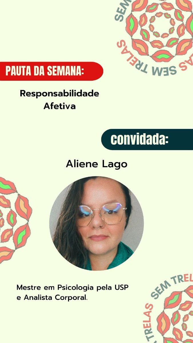 sem_trelas's tweet photo. Pauta da semana: https://t.co/cLLbJ66wjd