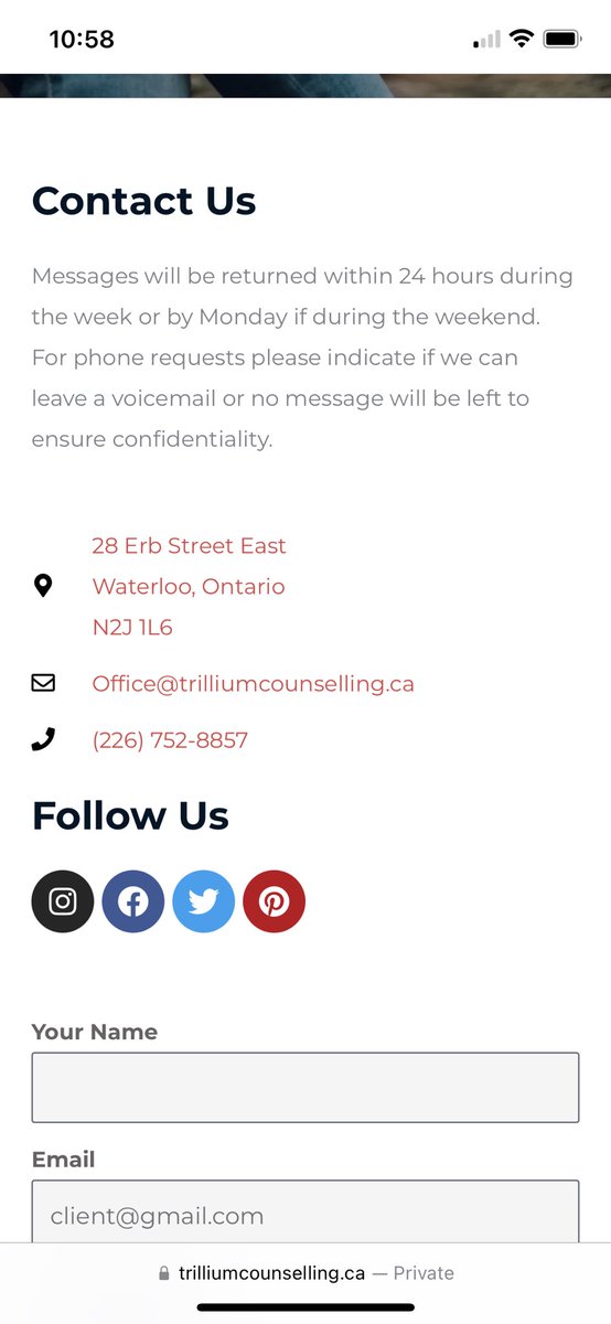 jasonfi64727358's tweet photo. @CampaignLife She also works at trillium counselling https://t.co/noUmKm7foW