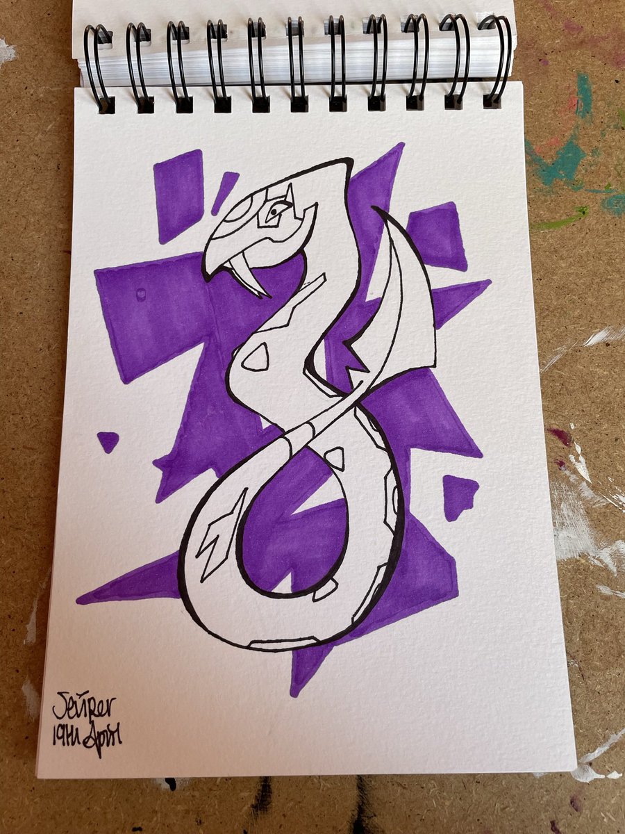 19th April - Seviper
.
#pokemon #seviper #colour
