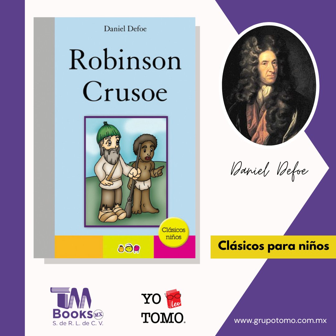 TomoBooksMX's tweet photo. Un día como hoy 26 de abril en 1731 murió el escritor Daniel Defoe.

Daniel Defoe fue un escritor, periodista y comerciante inglés del siglo XVII y XVIII. Es conocido principalmente por su obra "Robinson Crusoe".

Te invitamos a leerla https://t.co/g6WaaR8Rhz https://t.co/co39UTgvYb