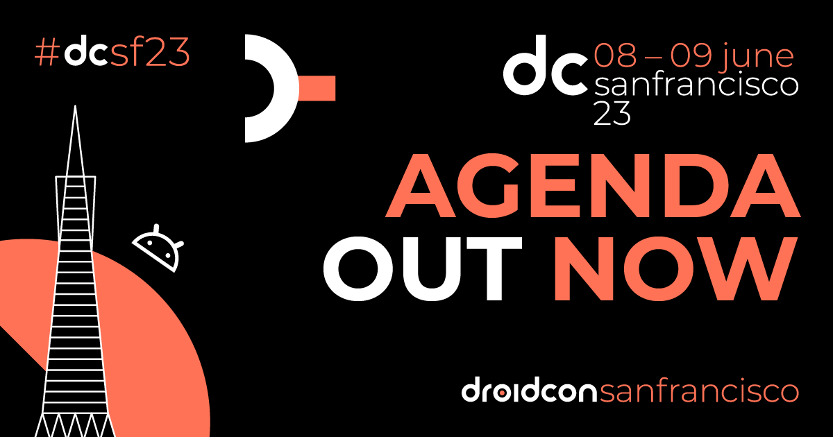 droidconSF's tweet photo. 📣 ATTN! 📣 #dcsf23 is sooner than you think! 

If you've been wanting to organise your time at our #AndroidDev event, make sure to check out the full conference schedule: https://t.co/s3Xt96uwJr https://t.co/7wpty3fEto