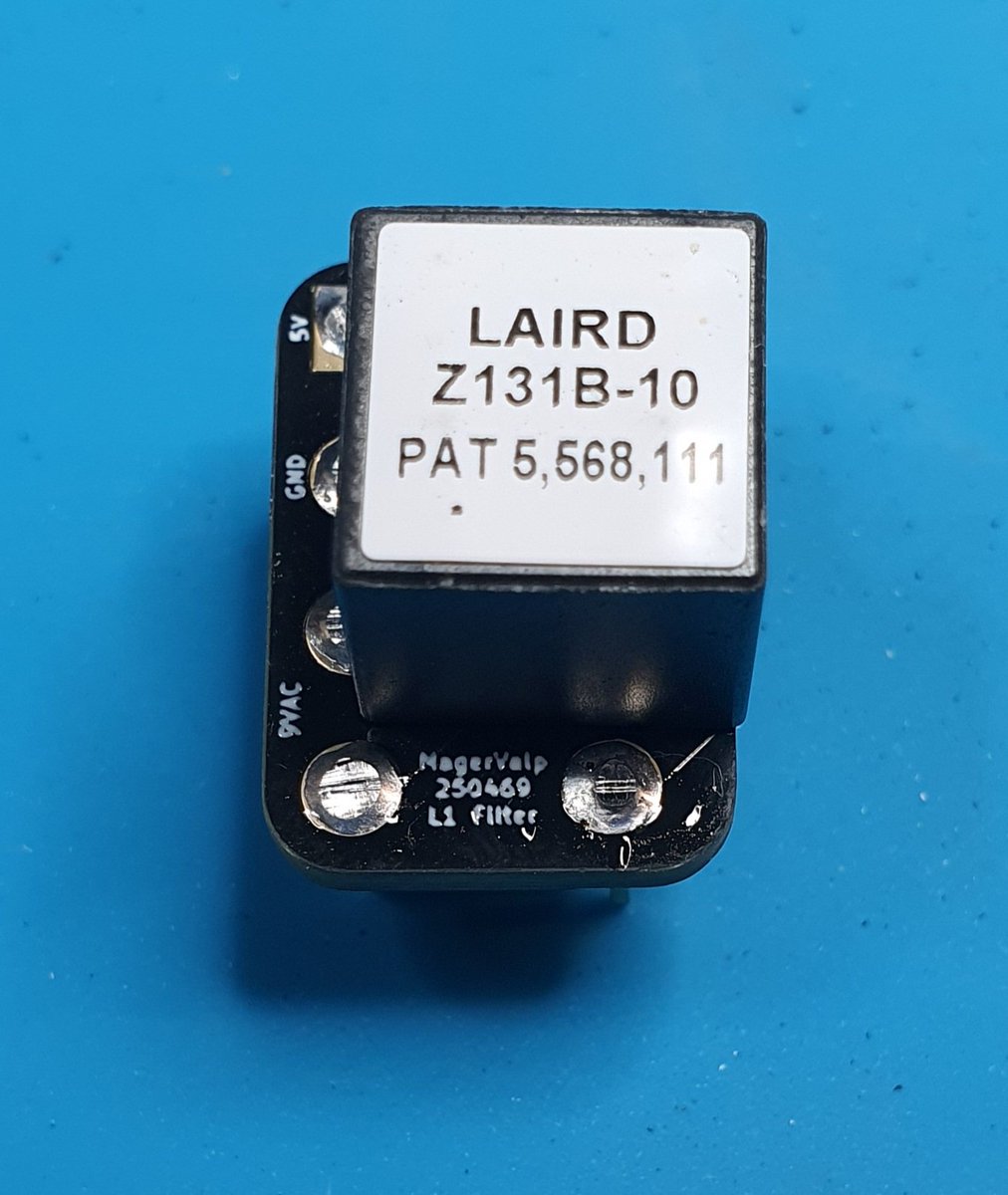 RetroWizzard's tweet photo. Adapter board pcbs for the L1 filter have arrived.
This is a modern replacement for a discontinued part on the 250469 #Commodore #C64 mainboard.
I'll be soldering some spares, if you're in need of one, let me know.
#SixtyClone #RetroComputing #retrogaming https://t.co/sRidNwXmlW