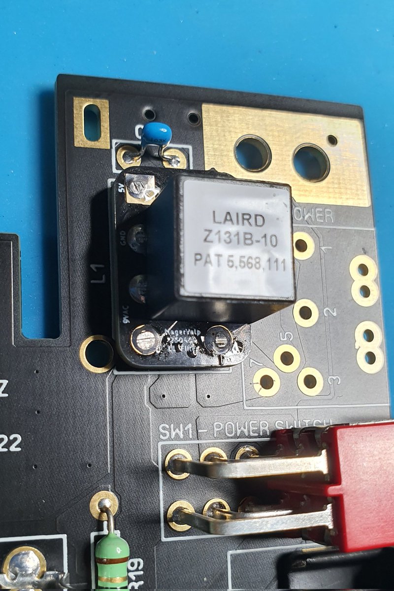 RetroWizzard's tweet photo. Adapter board pcbs for the L1 filter have arrived.
This is a modern replacement for a discontinued part on the 250469 #Commodore #C64 mainboard.
I'll be soldering some spares, if you're in need of one, let me know.
#SixtyClone #RetroComputing #retrogaming https://t.co/sRidNwXmlW