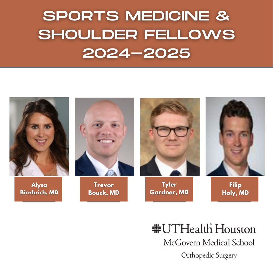 ortho_ut's tweet photo. #Orthotwitter We are thrilled to announce our 2024-2025 Sports Medicine and Shoulder Fellows. Welcome to the #UTOrtho family 🧡
#MatchDay2023 #Orthopedics #OrthopedicSurgery #SportsMedicine #OrthopedicSurgeons https://t.co/FE4OtQ1j0S