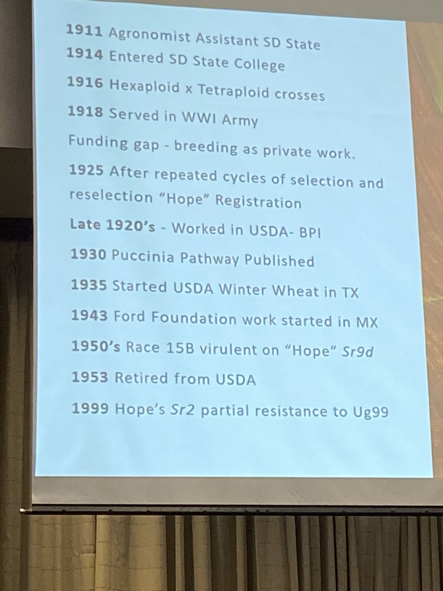 HighPlainWheat's tweet photo. A great gathering for Texas Small Grain meeting on 24, McFadeen wheat symposium on 25 and Hard Red Winter wheat regional meeting on 26. A very inspiring talk by Dr. Ed Souza on McFadden life and career. Dr. Pierson introduced @tamusystem @txresearch wheat cultivars.Student poster https://t.co/WfqIA1UCBA