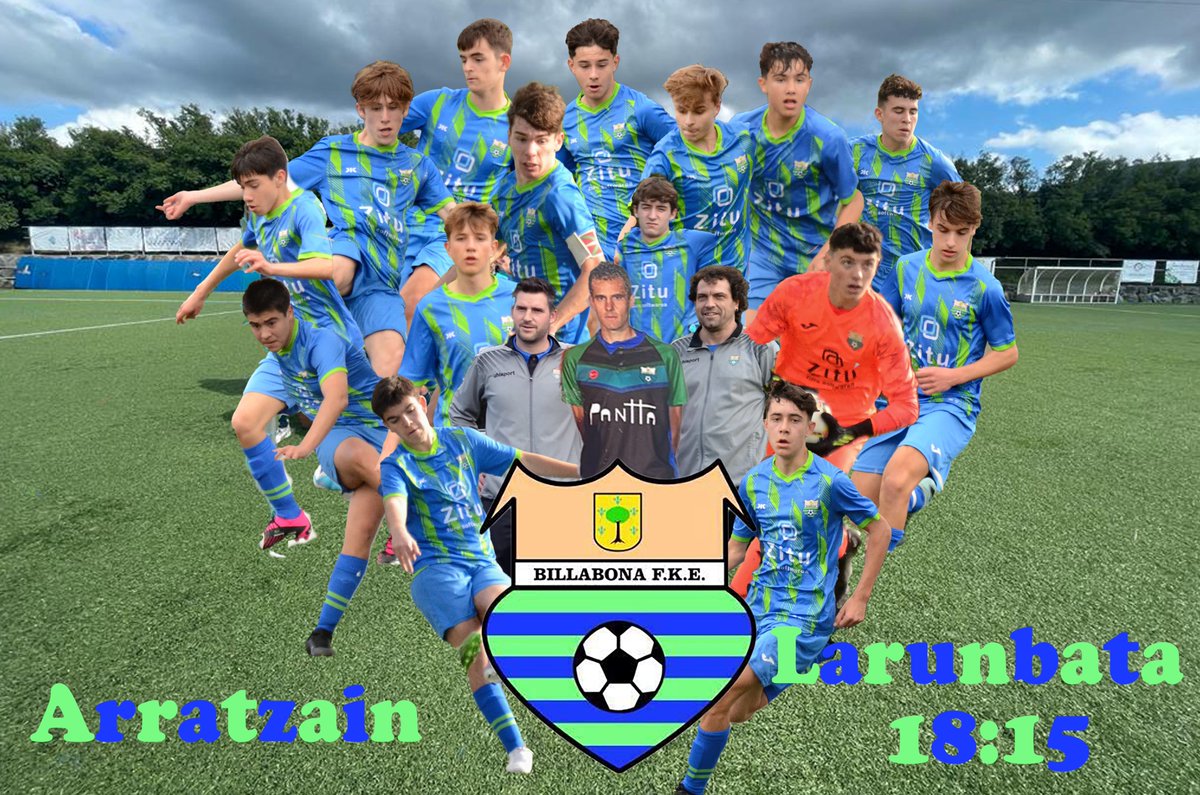 DENOK ARRATZAINERA!!! DENOK LAGUNDU DITZAGUN !!!
Gure gorengo kadeteko taldeak 3 puntu behar ditu 4 jardunaldiren falta ohorezko mailara igotzeko.
LARUNBATA 18:15H BillabonaFke - Usurbil Ft Harane
#aupabillabona <a href="/EFF_FVF/">Euskadiko Futbol Federakundea - Federación Vasca</a> <a href="/gipuzkoafutbola/">Gipuzkoako Futbol Federazioa</a> @gipuzkoa_futbol