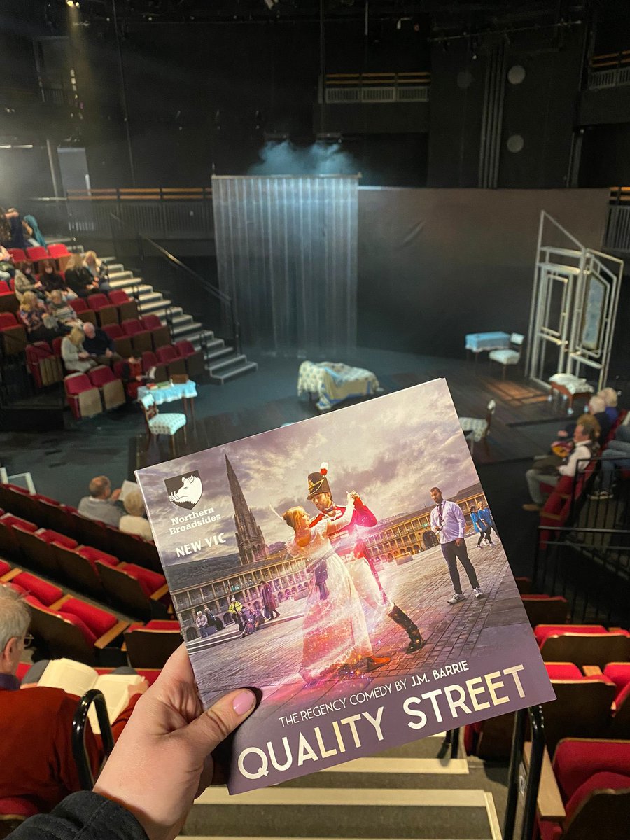Press night at the Octagon in Bolton. Read our review of Quality Street tomorrow at ManchesterTheatres.com
<a href="/octagontheatre/">Octagon Theatre</a>