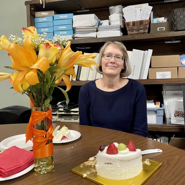 sparkUMC's tweet photo. Today, for Administrative Professionals’ Day, we celebrate our Office Manager Beth Frank. Thank you, Beth, for all you do! https://t.co/XkbSlDBc4W https://t.co/vV7bXE34xh