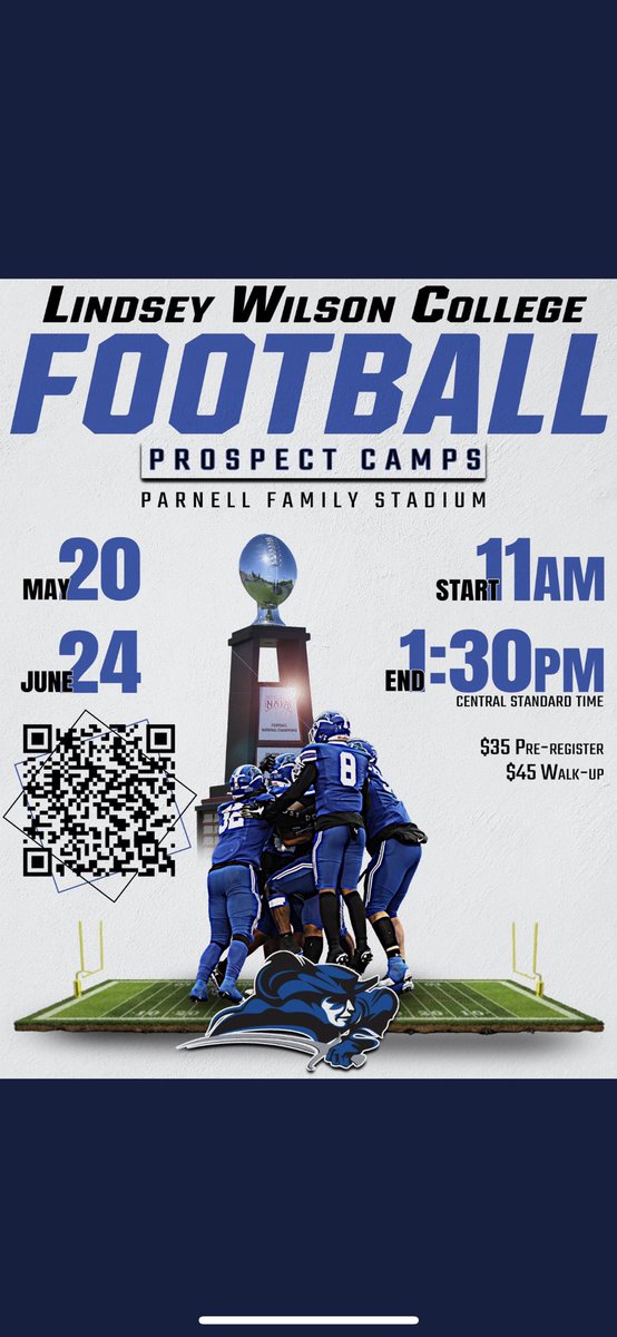 Thankful for the invite! 
@CoachAmbroseLWC @LWC_Football