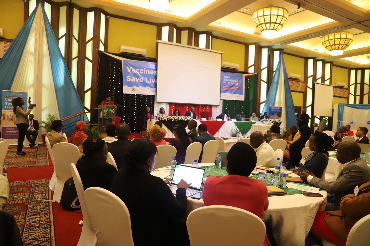 VaccinesKenya's tweet photo. “Despite progress, unvaccinated children in Kenya are on the rise. Let's prioritize increasing 2nd dose measles coverage &amp; protecting girls from cervical cancer through HPV vaccination” she said. https://t.co/ZOCphnEYel