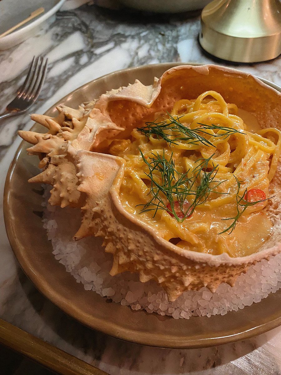 yettiyanes's tweet photo. Crab Roe Pasta‼ ️This is the Sicilian restaurant I was thinking about before I came to London😍😍 https://t.co/n41fERxunr