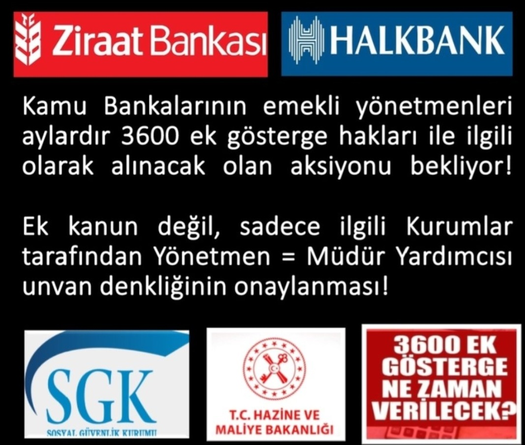 SahindeSonay's tweet photo. Ziraat/halk Bankası'ndan Emekli  müdür yardımcıları 3600 alamadı.Bu haksızlığa ses verin lütfen 
Yönetmen= Müdür Yard. mağduruz 
#ziraat3600 #halk3600
 @Sozcu__TV
@simgefstk @saygi_ozturk @Deniz_Zeyrek https://t.co/1ZpuEQs6Qk