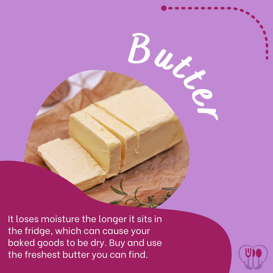 LaTriciaMurra15's tweet image. Did you know that storing butter in the fridge for too long can make it lose moisture? Keep it fresh by using a butter dish! 🧈 #ButterTips #FoodStorage #KitchenHacks