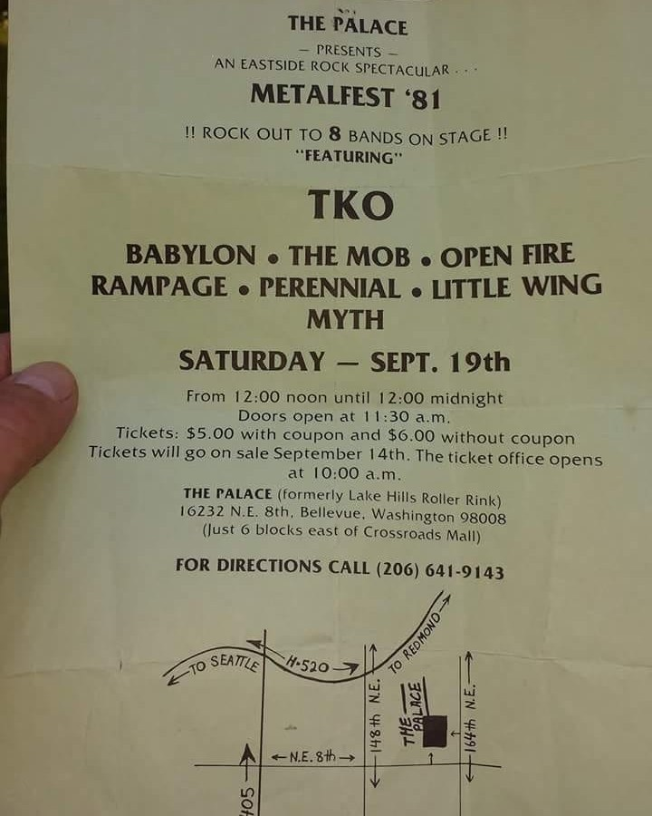 MikeoftheRyche's tweet photo. #WBW - Metalfest '81 -anyone remember this/anyone attend?! (thanks to Lorelei Bean-Weldon for sharing) #Queensryche #WayBackWednesday #circa1981 #TheMob #memories #lakehillsrollerrink https://t.co/t0GEmaidKf