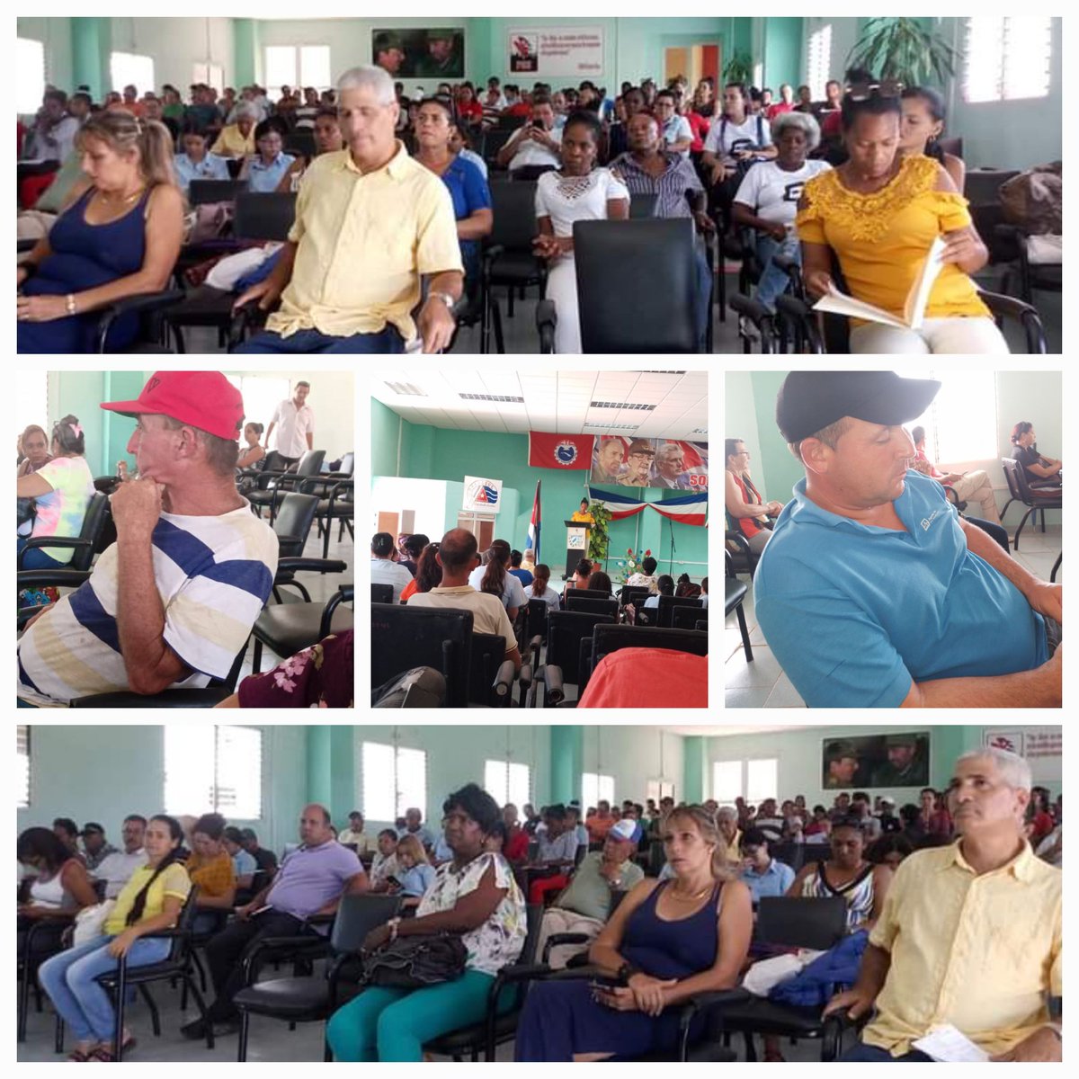 Factores de nuestra #EAAOeste participan en la plenaria municipal por el #1rodeMayo #ALaPatriaManosyCorazon