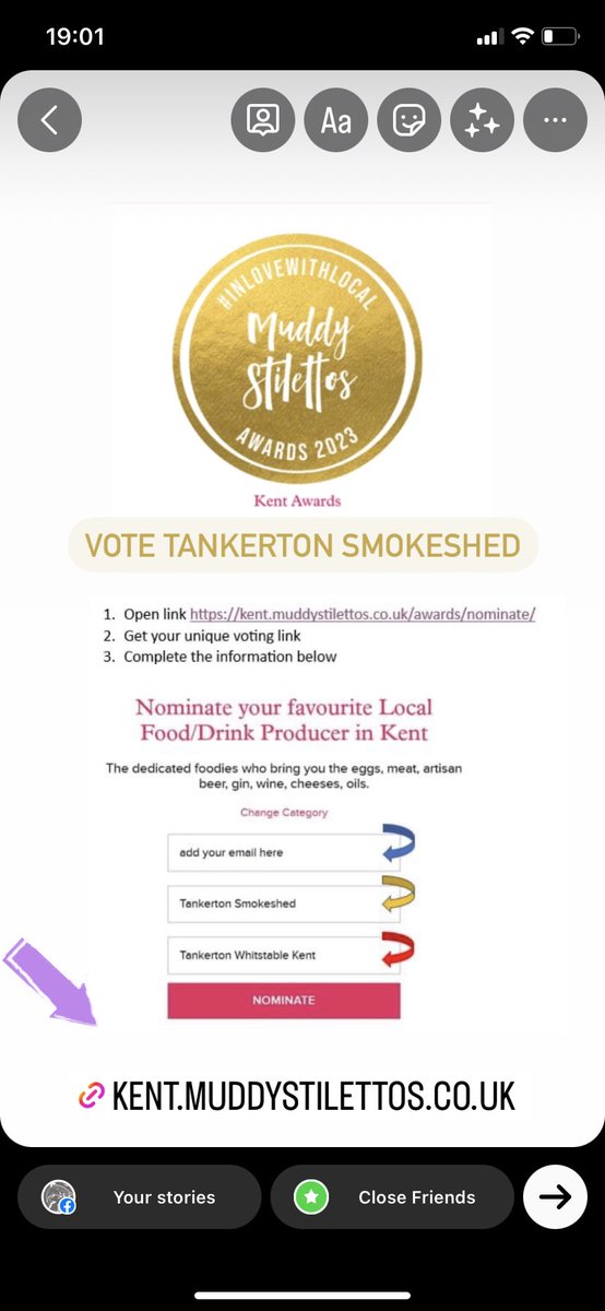 Tankertonsmokes's tweet photo. We have been nominated for a Muddy Stilettos Award. We would love your Vote- Local Food Producer👉 https://t.co/cMN7TjbqpS https://t.co/fvyiojqYEa