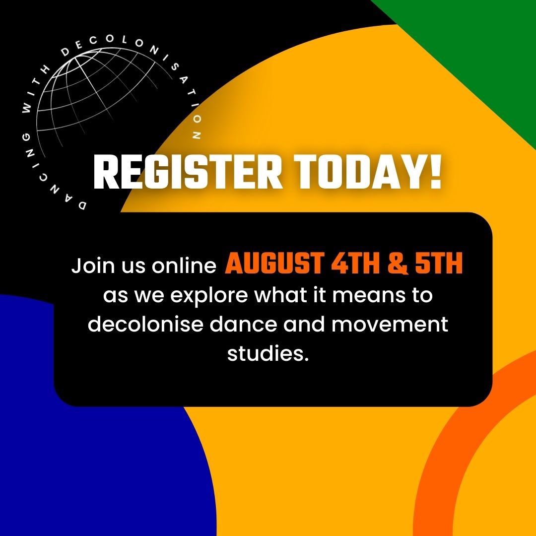 Join us on August 4th and 5th!✨

To register for this event, visit the following link: forms.gle/TCNq4dUZPNeKKF… 

or simply click on the link provided in our bio!✨ 
#dancingwithdecolonisation #DecolonizeConservation #registertoday #decolonisedance #DWD
