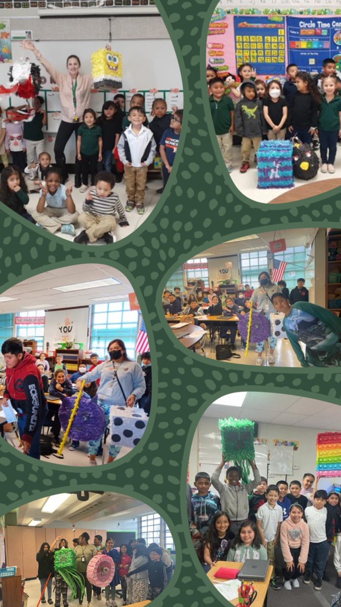 Brookline's PHENOMENAL PTO  made piñatas for our students to celebrate Día del Nino.   #TogetherEveryoneAchievesMore <a href="/hisdBrookline/">Brookline Elementary</a> <a href="/PtoBrookline/">Bobcats PTO</a> 🎉