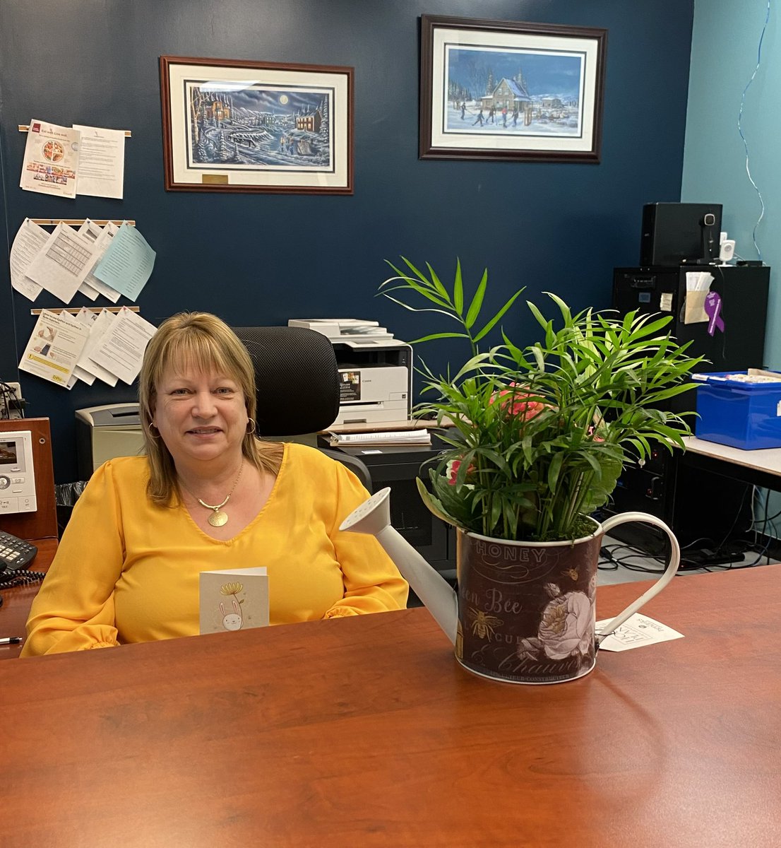 It’s #AdministrativeProfessionalsDay and we are celebrating Ms. Jo-Ann Grandy! We are so grateful for her and the wonderful work she does at MCHS! @NLESDCA
