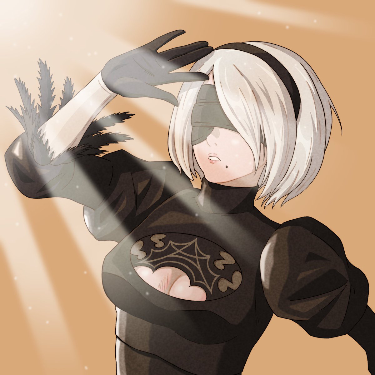 HatoSama96's tweet photo. Dang, I LOVED drawing this one. I'm definitely going to draw her again at some point.

Hope you like her as well! Do you prefer the version with or without blindfold? https://t.co/zHwpoe8niC